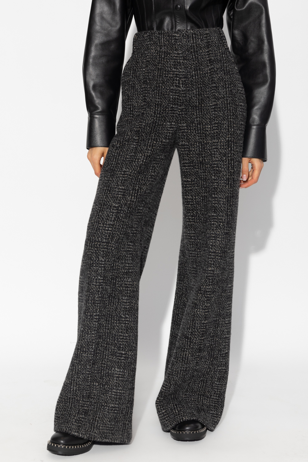 Chloé Tweed Black trousers