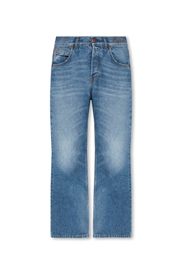 Chloé chloe frayed hem jeans item