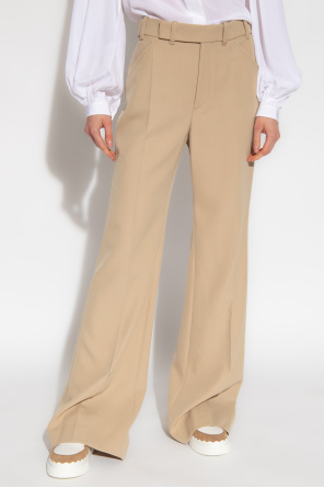 Chloé Spodnie z rozszerzanymi nogawkami