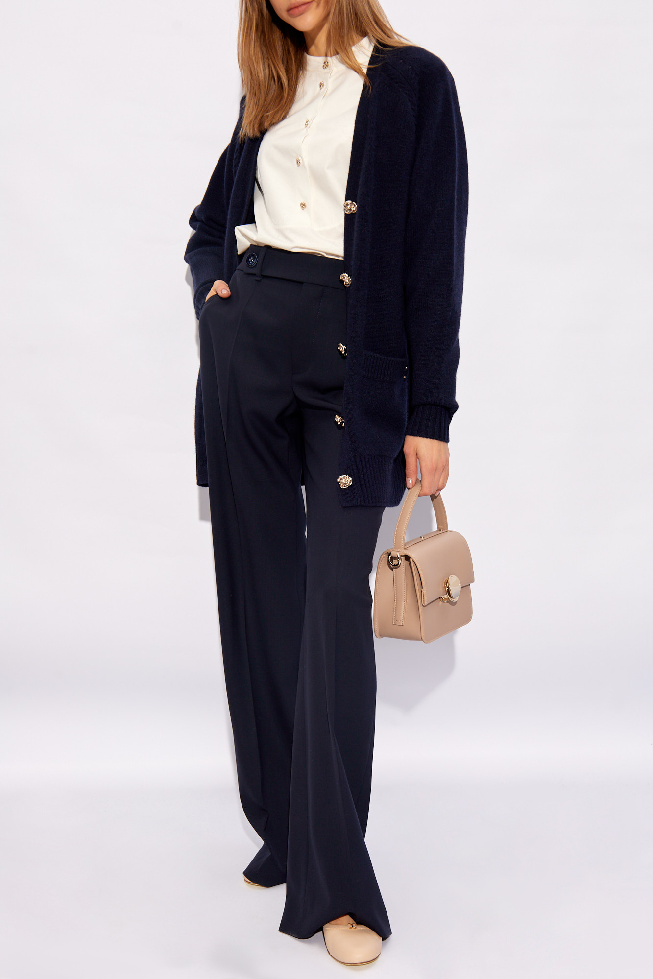 Chloé Pleat-front w28 trousers