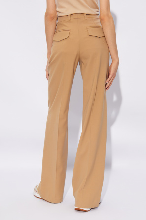 Chloé Pleat-front trousers