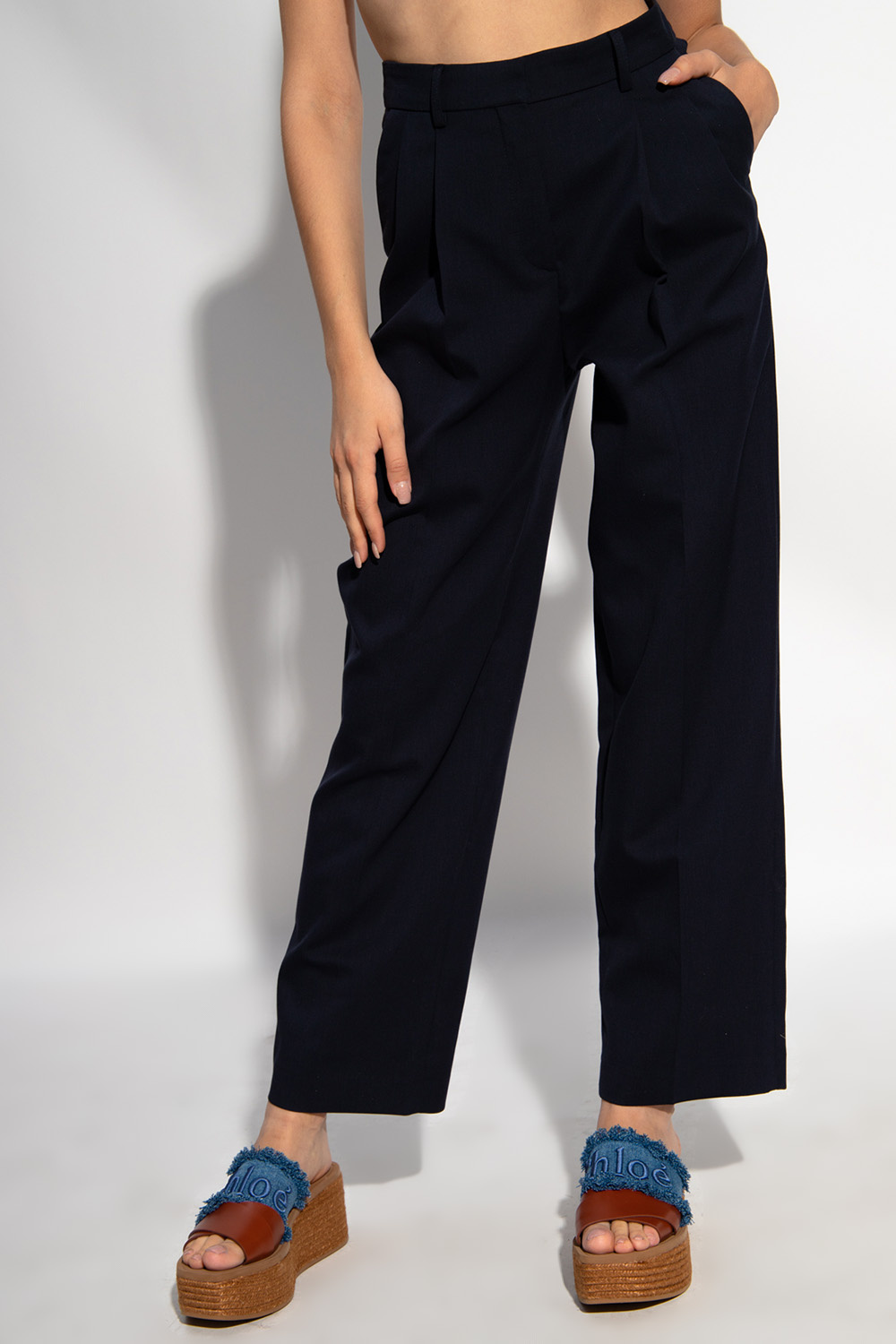 See By Chloé Pleat-front trousers