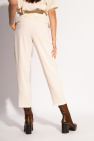 See By Chloe High-waisted chiffon trousers