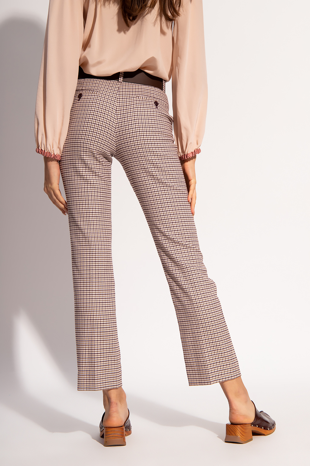 See By Chloé Houndstooth trousers