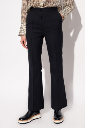 See By Chloé Pleat-front Denim trousers