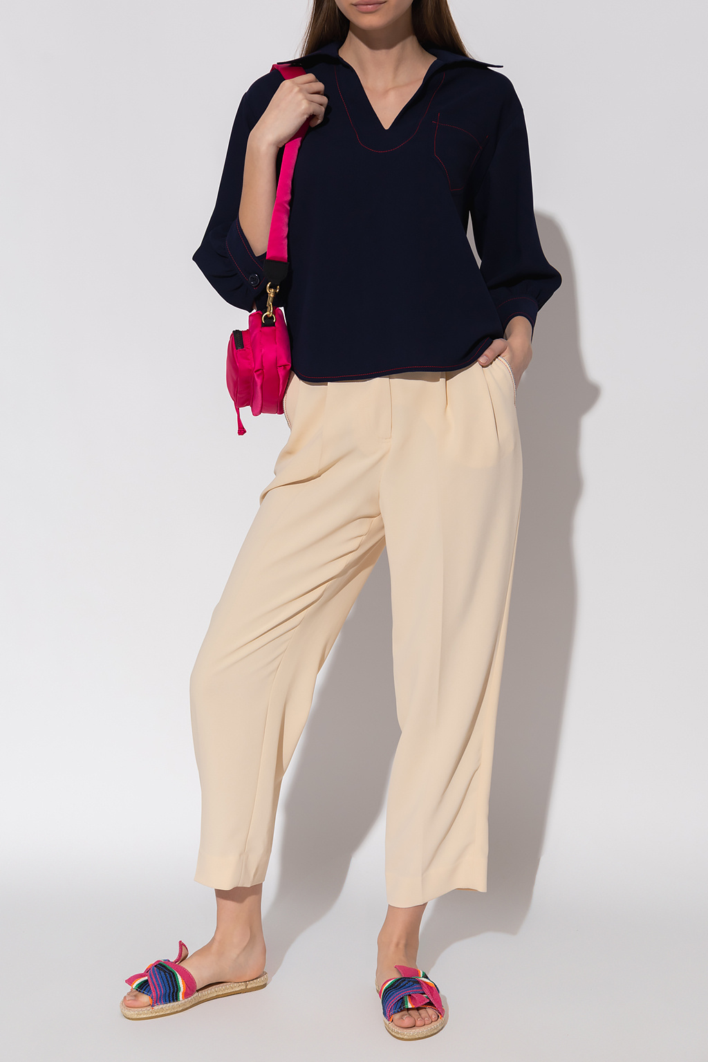 See By Chloe Pleat-front trousers