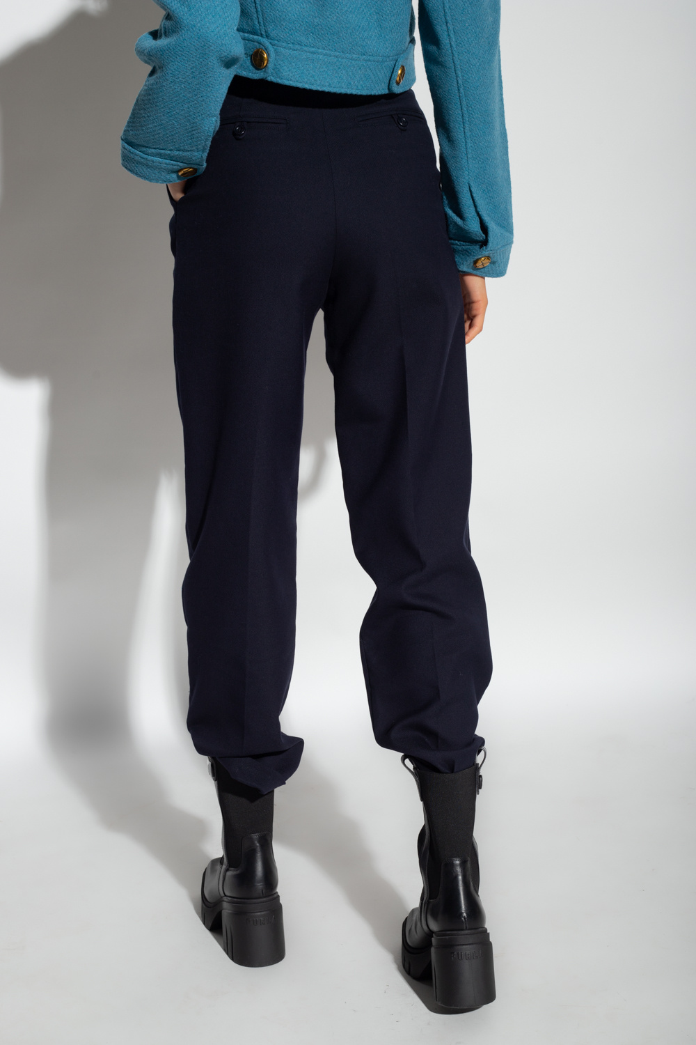 See By Chloé Pleat-front Riding trousers