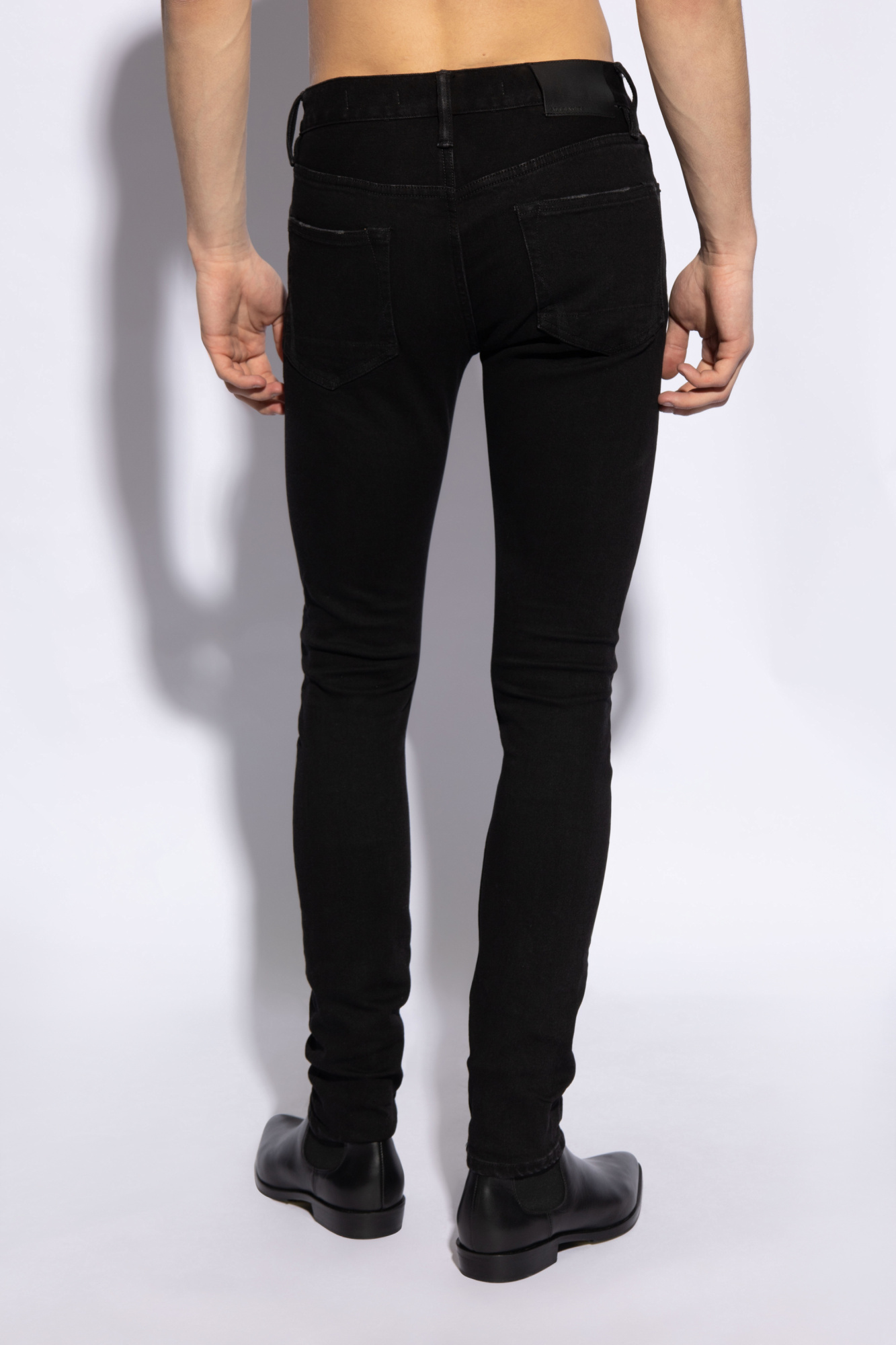 AllSaints 'Cigarette' raw edge jeans