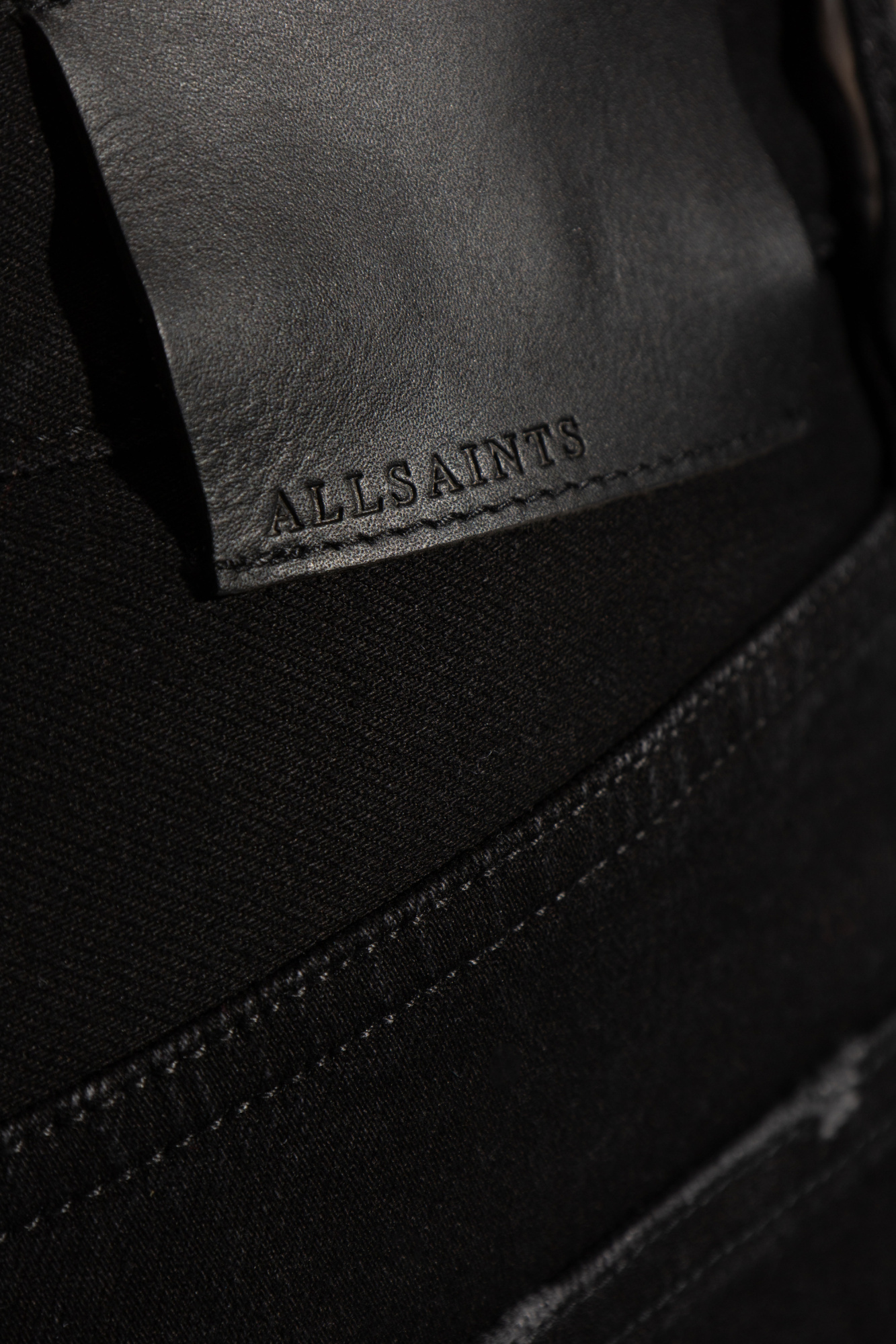 AllSaints 'Cigarette' raw edge jeans