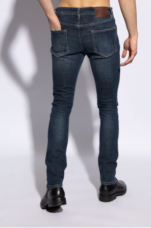 AllSaints 'Halbhohe Skinny-Jeans Braun