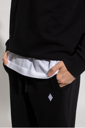 Marcelo Burlon Femme Luxe T-Shirt und figurbetonte Shorts im Set in Grau