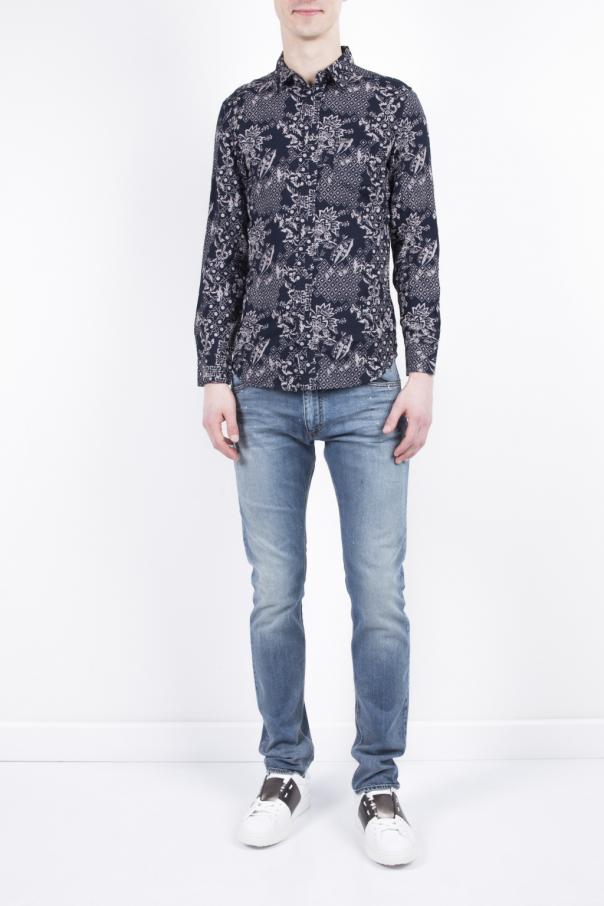 armani paint jeans