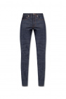 burberry straight fit cropped trousers item
