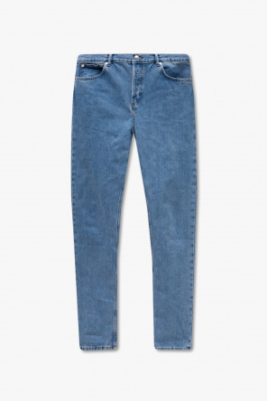 Alexander McQueen high-waisted cropped jeans Nero