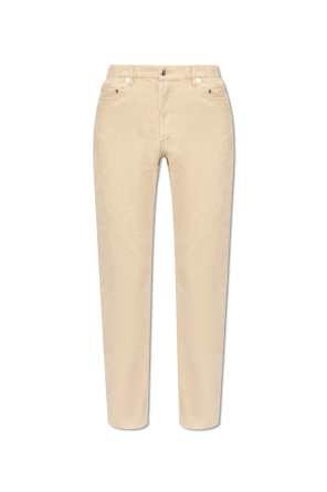 Sztruksowe spodnie ‘jean’ od A.P.C.
