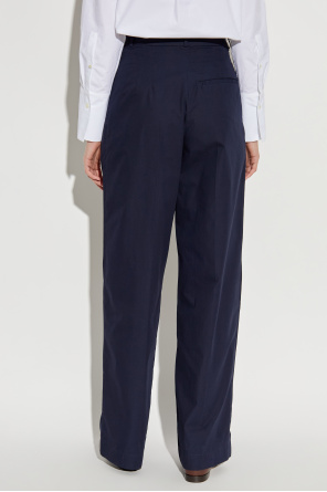 A.P.C. Cotton high-waisted trousers