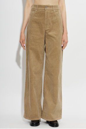 A.P.C. Pantaloni din catifea reiată