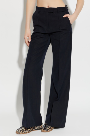 A.P.C. Pantalones de pinzas con pierna ancha