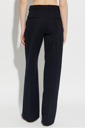 A.P.C. Pantalones de pinzas con pierna ancha