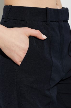A.P.C. Pantalones de pinzas con pierna ancha