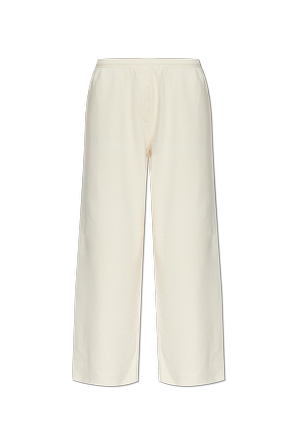 Straight wide-leg sweatpants