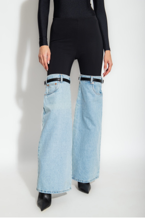 Coperni Trousers in contrasting fabrics