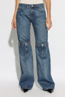 Coperni NAVY BLUE Jeans with decorative legs