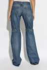 Coperni NAVY BLUE Jeans with decorative legs