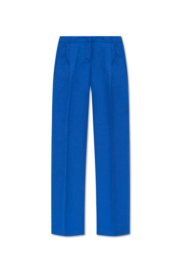 Coperni Wool pleat-front trousers