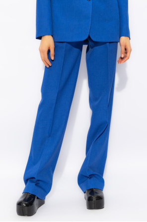 Coperni Wool pleat-front trousers