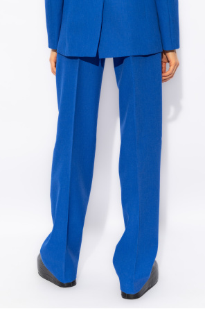 Coperni Wool pleat-front trousers