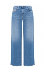 Diesel BLUE 'D-Akemi' raw edge jeans