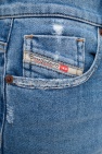 Diesel BLUE 'D-Akemi' raw edge jeans