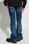 Diesel NAVY BLUE Jeans with raw finish D-BACKLER L.32