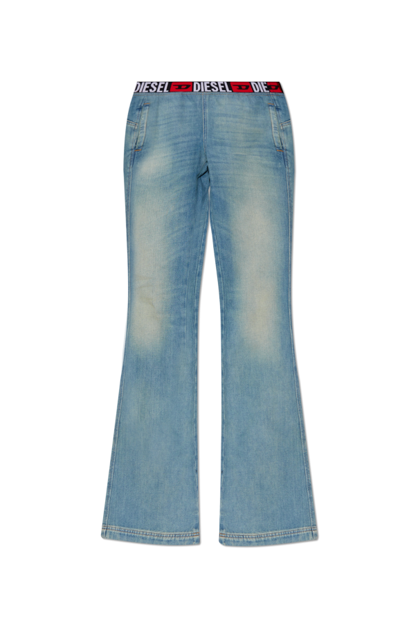 Diesel Jeans with raw finish D-EBY-S