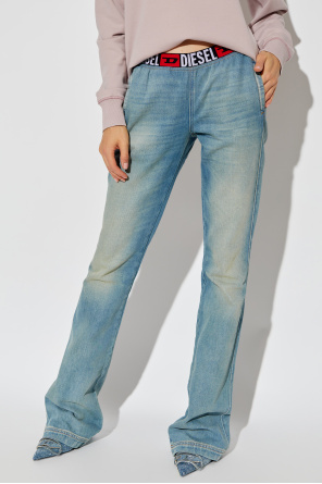 Diesel Jeans with raw finish D-EBY-S