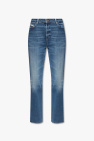 agolde riley high rise straight cropped jeans