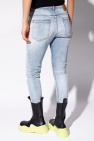Diesel light blue ‘D-Fayza’ jeans with raw edge