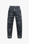 track pants with quilted detailing