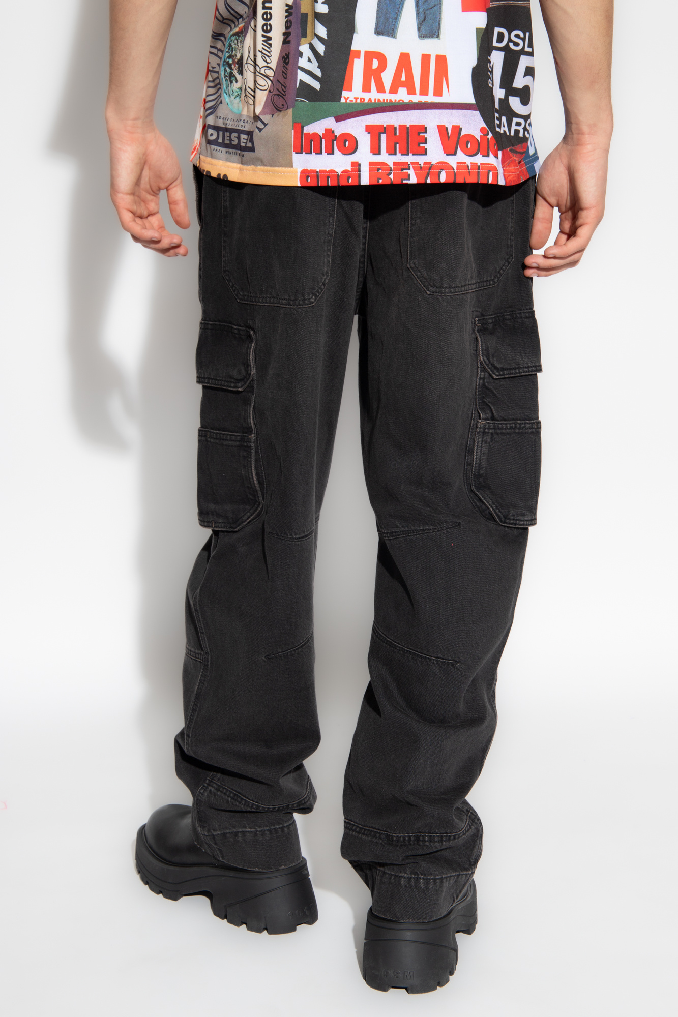Diesel 'D-FISH-CARGO L.32' cargo jeans, Men's Clothing