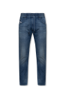 Diesel NAVY BLUE ‘D-KROOLEY L.32’ jeans