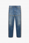 gucci high rise straight jeans