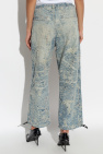 Diesel BLUE Wide-leg jeans D-MARTIAL-FSF