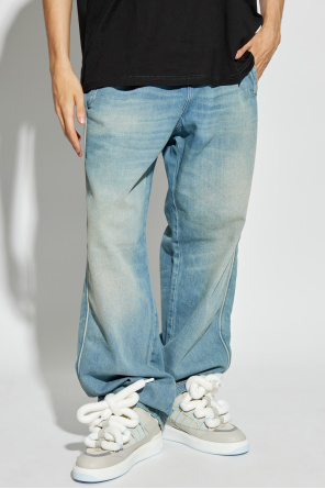 Diesel Jeans with raw finish D-MARTIAN-S