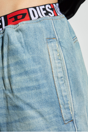 Diesel Jeans with raw finish D-MARTIAN-S