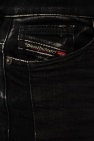 Diesel BLACK ‘D-Reeft Jogg’ jeans with logo