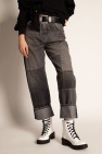 Diesel GREY ‘D-Reggy’ jeans with stitching details