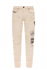 Diesel cream 'D-Strukt' jeans