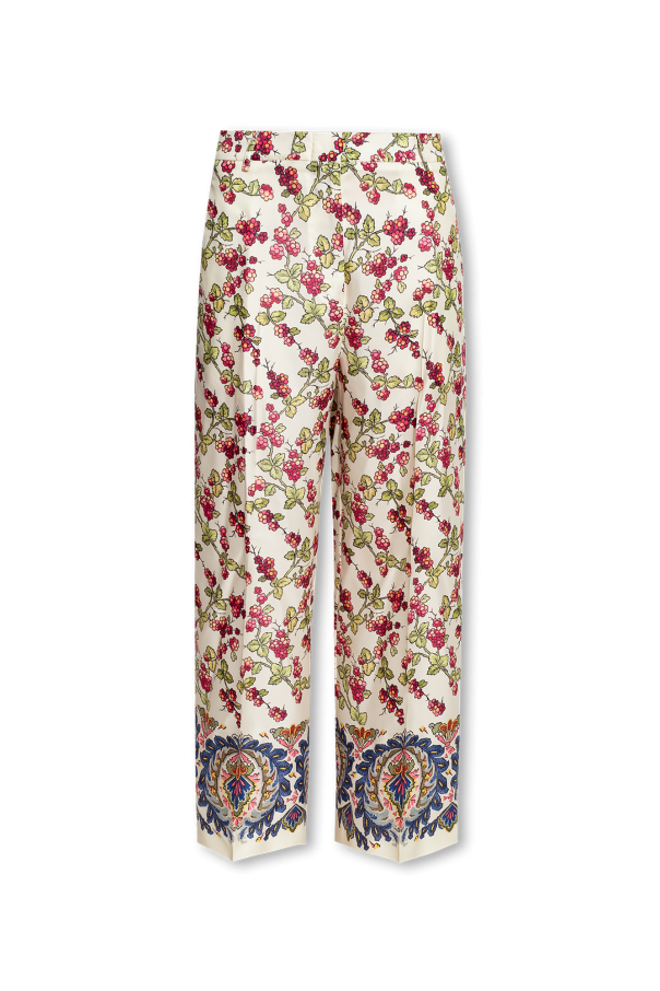 Etro Silk culotte trousers