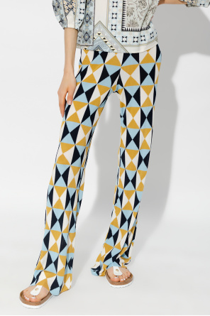 Etro Trousers with geometrical pattern